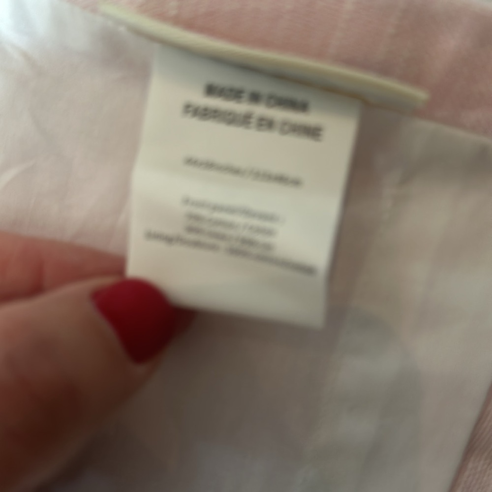 Pottery barn kids two pink blackout valence 17 1/2 * 44 - Picture 5 of 8